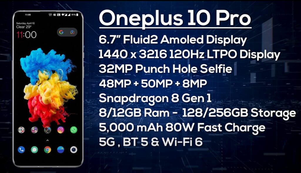OnePlus 10 Pro specifikace